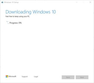 Windows 10 - downloading