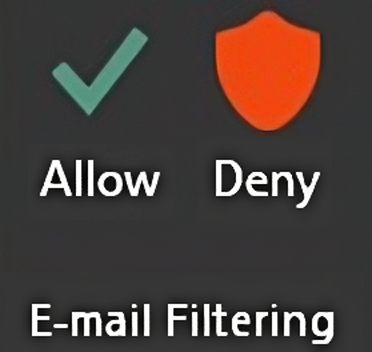 Allow Deny Outlook custom e-mail filtering - Get rid of spam in outlook